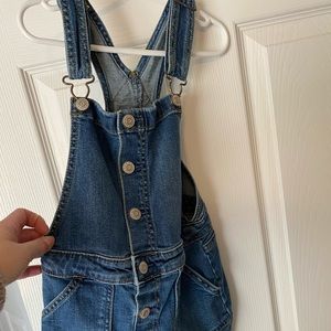 NEVER WORN girl overall skirt